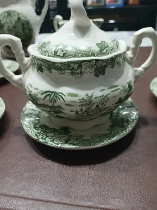 Juego de café La Cartuja de Sevilla