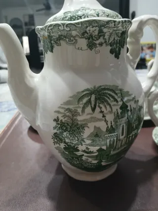 Juego de café La Cartuja de Sevilla