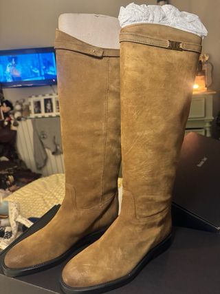 Botas de serraje engrasado Talla 41