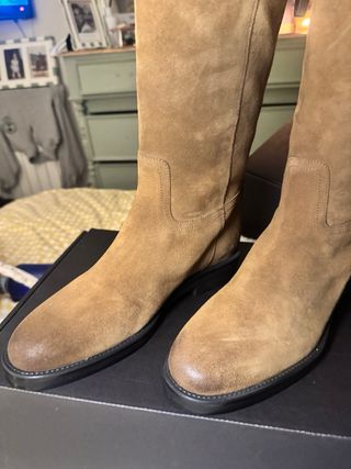 Botas de serraje engrasado Talla 41