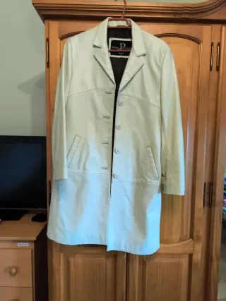 Abrigo de piel Pablo Garcia beige