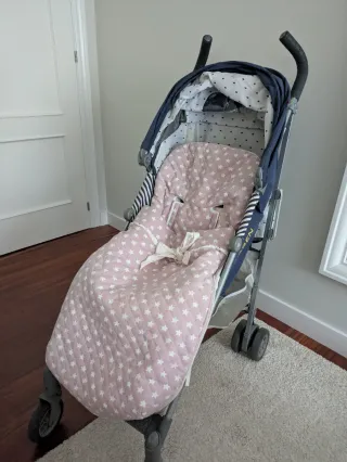 Silla de paseo MC Laren Guest y saco invierno