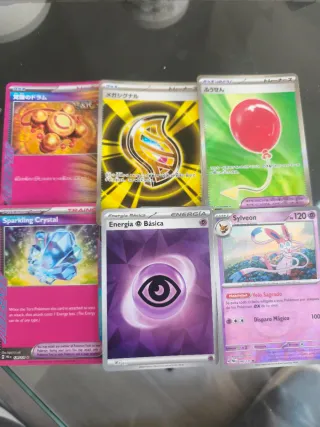 Pack 6 Cartas Pokémon NM