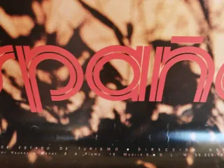 Cartel La Albufera de Valencia. Años 80.