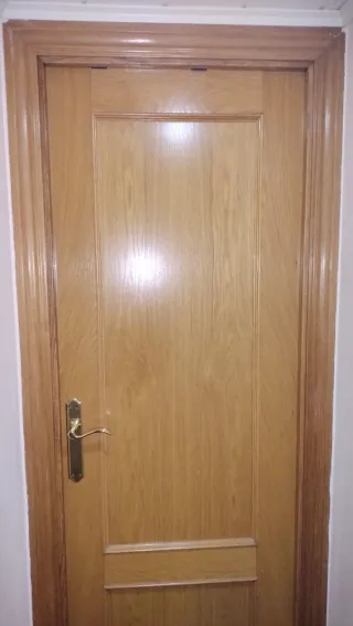 Puertas macizas de madera 6unidases