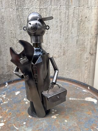 Botellero de vino artesanal