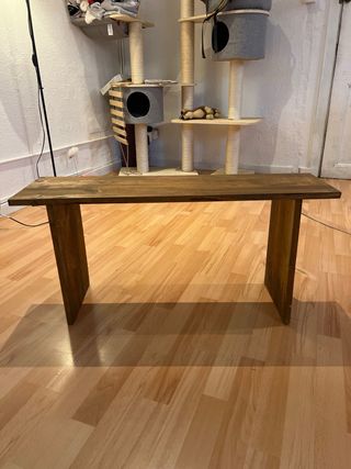 Banco de madera decorativo