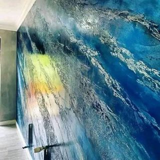 Papel pintado geométrico moderno