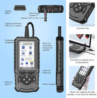 Mucar CDE900 Máquina Diagnosis OBDII