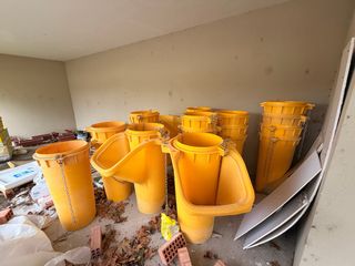 Tubo bajante escombros