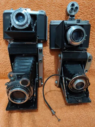 Cámara de fotos antiguas de colección.