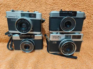 Cámara de fotos antiguas de colección.