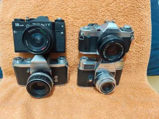 Cámara de fotos antiguas de colección.