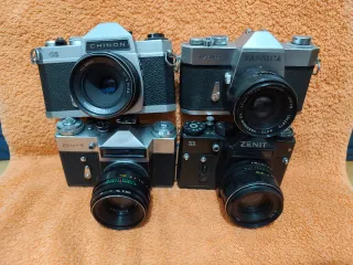 Cámara de fotos antiguas de colección.