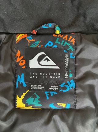 Ropa esqui niño 6-7 años Quicksilver