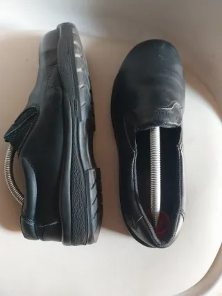 Zapatos seguridad piel T39 reforzados