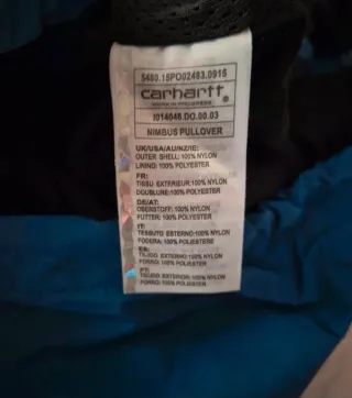 Chaqueta Carhartt Azul Talla M