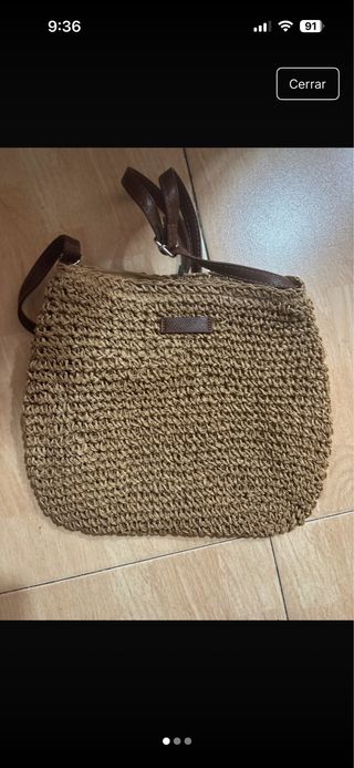 Bolso de verano tejido