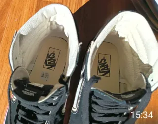 Vans Sk8-Hi Negras Talla 42.5 Originales