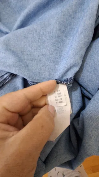 Camisa vaquera manga corta Elena Miro