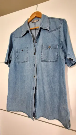 Camisa vaquera manga corta Elena Miro