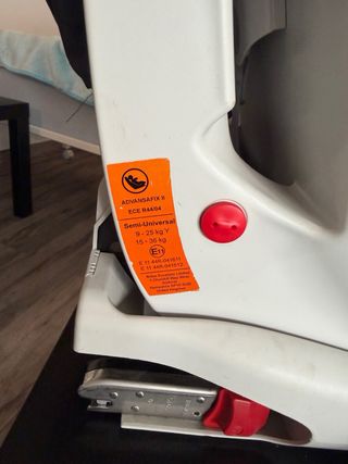 Silla coche Britax Römer negra