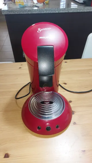 Cafetera Philips Senseo, cafetera OK, depósito no