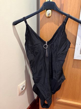 Body bañador negro con cremallera