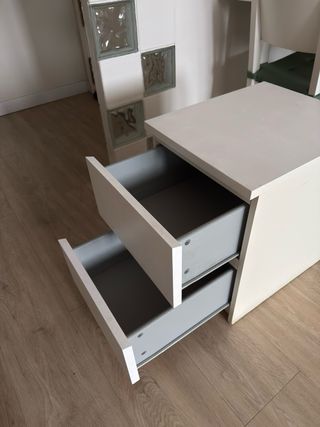 Mueble cajonera blanco