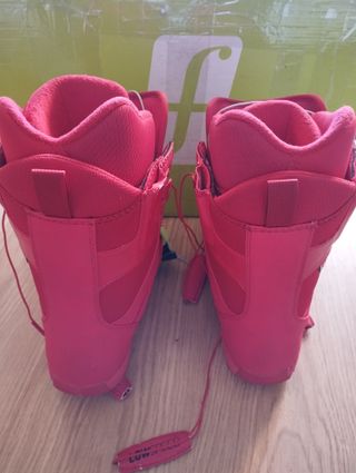Botas Snowboard Forum Rojas Talla 38