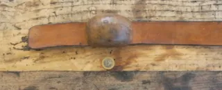 Cinturón Vintage Cuero y Madera