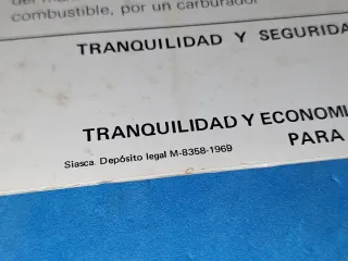 Seat 1430 catálogo original 1969