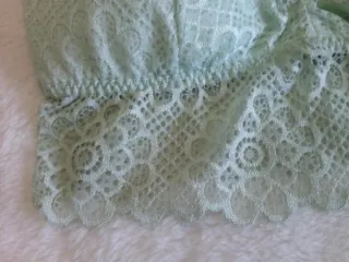 Bralette Gilly Hicks Renda Verde Tamanho P