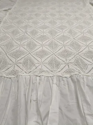 Colcha ganchillo hecha a mano