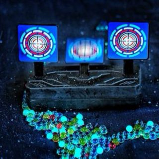 Diana de puntería con 3 objetivos