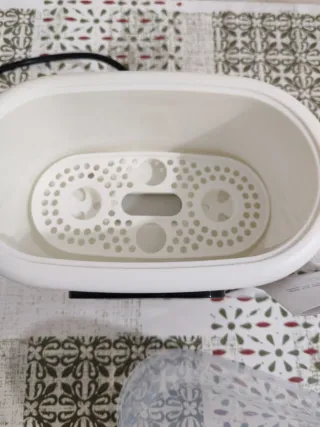 Calienta biberones blanco