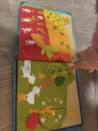 Cuento de tela Jefe. Marca lilliputiens.