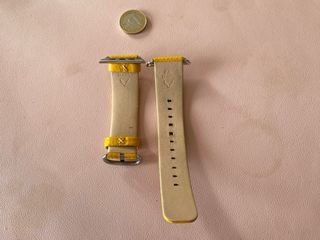 Cinturino iWatch 44mm Pelle Giallo