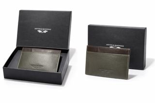 Cartera Antonio Banderas Cuero Marrón y Verde