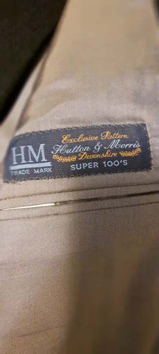 Completo uomo Hutton & Morris nero