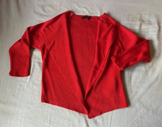 Cardigan Galga Rosso Vintage Donna Y2k