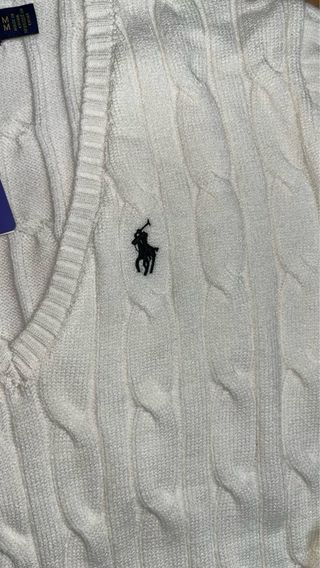 Jersey Polo Ralph Lauren Blanco Talla M