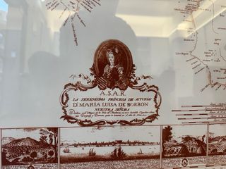 Cuadro Mapa Antiguo Mallorca Cristal