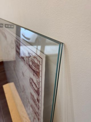 Cuadro Mapa Antiguo Mallorca Cristal