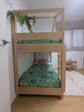 Litera infantil Montessori madera maciza
