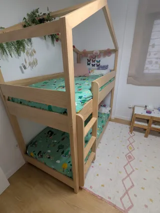 Litera infantil Montessori madera maciza