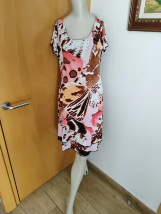 Vestido estampado mariposa