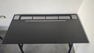 Mesa de escritorio gaming negra Ikea UTESPELARE