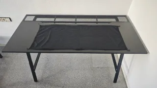 Mesa de escritorio gaming negra Ikea UTESPELARE