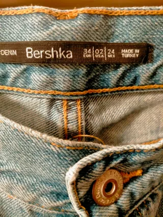 Pantalón tejano mujer desgastado